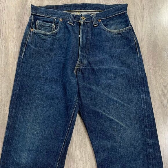 Mid-Wash Straight Leg Jeans - Picture 2 of 5
